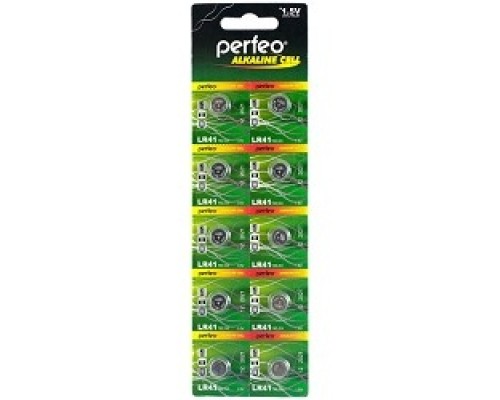 [Батарейки ] Perfeo LR41/10BL Alkaline Cell 392A AG3 (10 шт. в уп-ке)