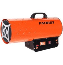 Калорифер газовый PATRIOT GS 50 [633445024] {Мощн. 50 кВт;Эл.двиг.: 70 Вт - 220 Вольт;  Тип газа: пропан/бутан; Расход: 2,9 кг/час; Вес: 7.5 кг; Редуктор и шланг в комплекте.}