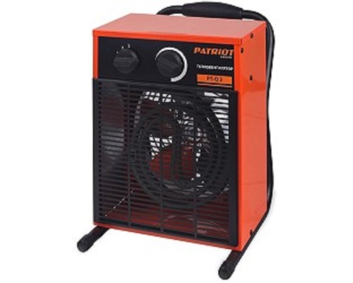[Тепловые пушки] Тепловентилятор PATRIOT PT-Q 3 [633307210] {Мощн. по ступеням 1.5/3.0 кВт, 220В, шнур с евровилкой, поток воздуха 420м3/час, вес 3.5кг}