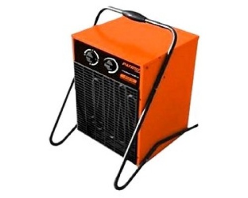 [Тепловые пушки] Тепловентилятор PATRIOT PT-Q15 [633307235] {Мощн. по ступеням 7.5/15.0 кВт, 380В, промышленная вилка на корпусе и ответная часть в комплекте,   поток воздуха 1080м3/час, вес 20.5кг}