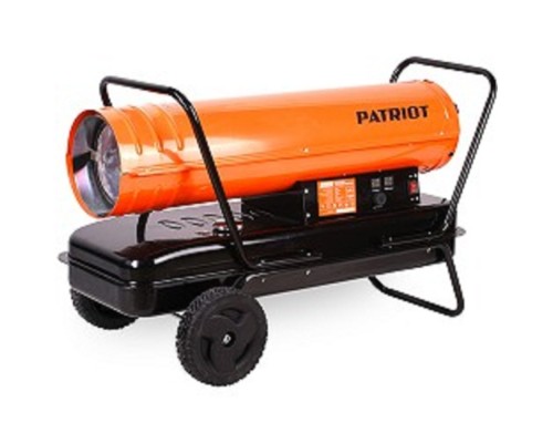 [Тепловые пушки] Калорифер дизельный PATRIOT DTC 629 [633703063] {Тепл. мощн.: 62 кВт; Мощн.эл.двиг.: 285 Вт - 220 Вольт;  Тип топлива: дизель/керосин; Расход: 5,95 кг/час; Объем бака: 45 л;  Поток воздуха: 1500 м?/ч;