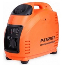 Генератор инверторный PATRIOT 2000i [474101035] {Двигатель 4т, АИ-92, 72сс,мощность рабочая/максимальная -1,5/1,8 кВт, объём бака - 3,6 л, 1 розетка Euro 16A,  вес 18,5 кг}