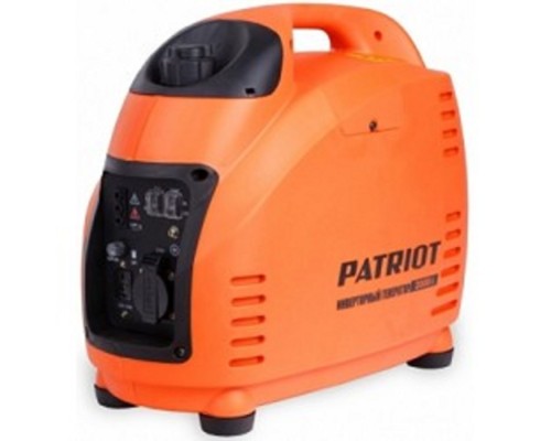 [Генераторы] Генератор инверторный PATRIOT 2000i [474101035] {Двигатель 4т, АИ-92, 72сс,мощность рабочая/максимальная -1,5/1,8 кВт, объём бака - 3,6 л, 1 розетка Euro 16A,  вес 18,5 кг}