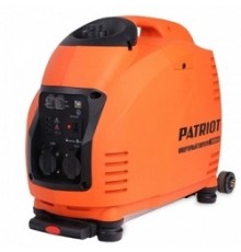 Генератор инверторный PATRIOT 3000il [474101046] {Двигатель 4т, АИ-92, 149сс, мощность рабочая/максимальная -3,0/3,5 кВт, объём бака - 5,7 л, 2 розетки Euro 16A, вес 31,5 кг}