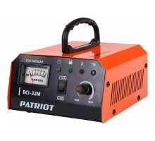 Зарядное устройство PATRIOT BCI-22M [650303425] {Вход.напр. 1ф - 220В ±15%; потреб.мощ 0,7/0,99 кВА; напряжен.зарядки 12/24В; ток зарядки макс. 20/15А; емк.бат. 10-400/10-270 А/ч; вес 1,4 кг.}