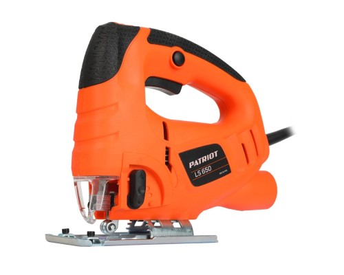 [Лобзик] PATRIOT LS650 Лобзик [190301710] {мощн.610 Вт, макс толщина дерева 65мм, 4 поз. маятн. ход, регул. скорости, быстрая смена пилки, направляющая, литая стальная станина.}