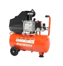 PATRIOT EURO 24-240 Компрессор [525306365] {Мощн.: 1.5 кВт; Напр.: 230В~50Гц; Об.двиг.: 2850 об/мин; Производит.: 240 л/мин; Об.ресивера: 24 л; Давл.: 8 бар; Вес: 17,4 кг;}