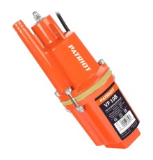 Насос вибрационный PATRIOT VP-10В [315302481] {Верхний забор, 10 м.ый кабель, 250 вт. 18 л/мин. диаметр 96 мм.}