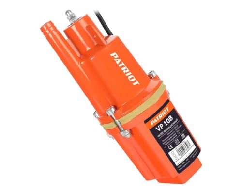 [Насосы бытовые] Насос вибрационный PATRIOT VP-10В [315302481] {Верхний забор, 10 м.ый кабель, 250 вт. 18 л/мин. диаметр 96 мм.}