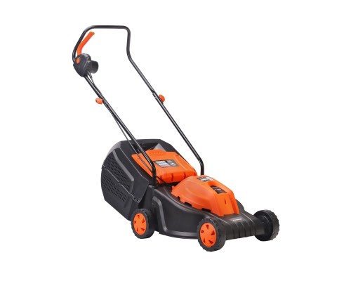 [Газонокосилка] PATRIOT PT 1132E Газонокосилка электрическая [512309222] {Эл.двиг. 1100Вт ширина скаш. 320мм, плавный пуск, высота скаш. 25-55мм колеса 140мм, травосборник 35л}
