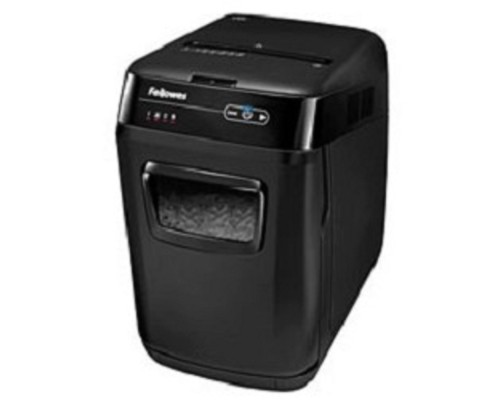 [Уничтожитель] Fellowes Шредер AutoMax 200C FS-4653601/02 с автоподачей {DIN P-4,4х38мм.200лст.32лтр}