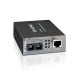 Медиаконвертер TP-Link SMB MC100CM 10/100Mbps RJ45 to 100Mbps multi-mode SC fiber Converter, Full-duplex,up to 2Km, switching power adapter, chassis mountable