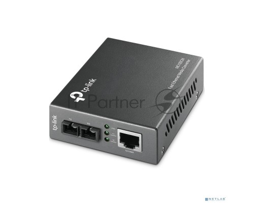 Медиаконвертер TP-Link SMB MC100CM 10/100Mbps RJ45 to 100Mbps multi-mode SC fiber Converter, Full-duplex,up to 2Km, switching power adapter, chassis mountable
