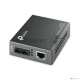 Медиаконвертер TP-Link SMB MC100CM 10/100Mbps RJ45 to 100Mbps multi-mode SC fiber Converter, Full-duplex,up to 2Km, switching power adapter, chassis mountable