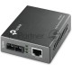 Медиаконвертер TP-Link SMB MC100CM 10/100Mbps RJ45 to 100Mbps multi-mode SC fiber Converter, Full-duplex,up to 2Km, switching power adapter, chassis mountable
