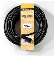 TV-COM Кабель цифровой (CG150S-15M) HDMI19M to HDMI19M, V1.4+3D, 15m [6939510810844]