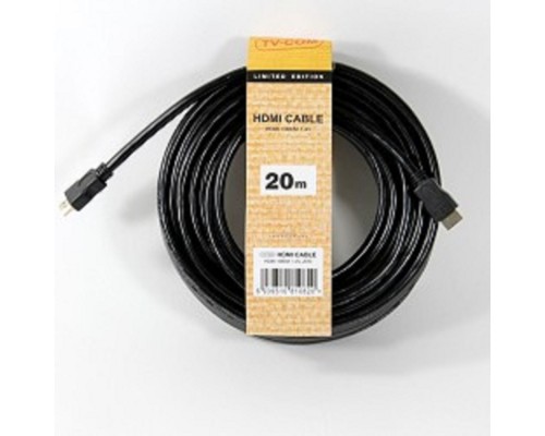 [кабели] TV-COM Кабель цифровой (CG150S-20M) HDMI19M to HDMI19M, V1.4+3D, 20m [6939510810820]