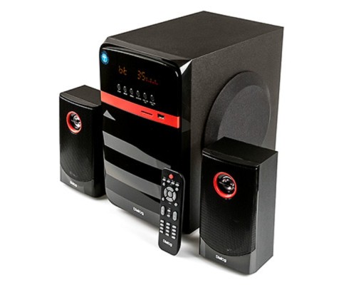 [Колонки] Dialog Progressive AP-240B BLACK - акустические колонки 2.1, 50W+2*10W RMS, Bluetooth, USB+SD reader