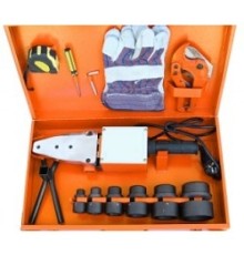 PATRIOT PW 205 Аппарат для сварки пластиковых труб [170302010] { 2000W, 6 насадок, резак для труб,  перчатки, рулетка, кейс металл.}