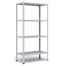 Стеллаж MS 200KD/100x60/4 (Размеры внешние (ВхШхГ) 2000х1000х600 мм, 4 полки, с разборной стойкой) [S24099246402]