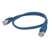 Патч-корд Bion [BPC-U5E101-0.25M-BL] U/UTP, Cat.5e, AWG 26 (7/0,16мм), CCA, многожильный, PVC, 0,25м, синий