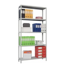 Стеллаж MS 185/100х40/4 (Размеры внешние (ВхШхГ) 1850х1000х400 мм, 4 полки, с единой стойкой) [S24199154402]