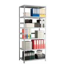 Стеллаж MS 200/100х30/6 (Размеры внешние (ВхШхГ) 2000х1000х300 мм, 6 полок, с единой стойкой) [S24199163602]