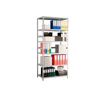 Стеллаж MS 220/100х30/6 (Размеры внешние (ВхШхГ) 2200х1000х300 мм, 6 полок, с единой стойкой) [S24199173602]
