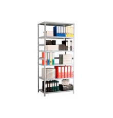 Стеллаж MS 220/100х30/6 (Размеры внешние (ВхШхГ) 2200х1000х300 мм, 6 полок, с единой стойкой) [S24199173602]