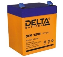 Delta DTM 1205  (5 А\ч, 12В) свинцово- кислотный аккумулятор  