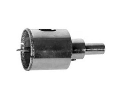 [Коронки] Коронка ЗУБР алмазная в сборе по кафелю, керамике с центрирующим сверлом и имбусовым ключом, зерно 60, 35мм [29850-35]                                             