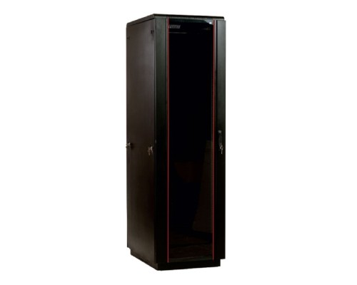 [Монтажное оборудование] ЦМО Шкаф телекоммуникационный напольный 42U (800x1000) дверь стекло, цвет чёрный (3 коробки) ШТК-М-42.8.10-1ААА-9005
