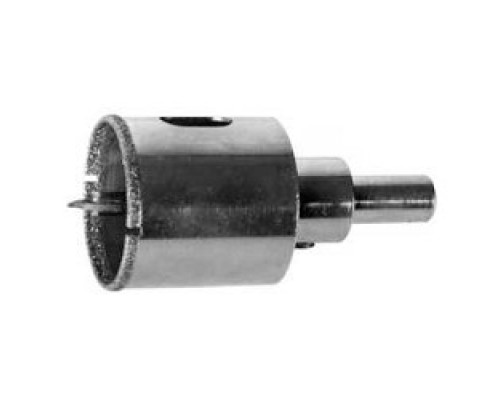 [Коронки] Коронка ЗУБР алмазная в сборе по кафелю, керамике с центрирующим сверлом и имбусовым ключом, зерно 60, 40мм [29850-40]                      