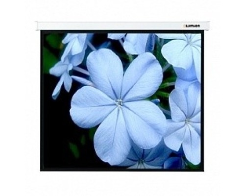 [Экраны LUMIEN] LUMIEN Master Picture LMP-100102 153х153 см Matte White FiberGlass (белый корпус) черн. кайма по периметру, возможность потолочн./настенного крепления