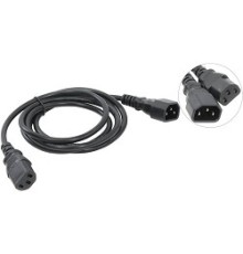 VCOM CE001-CU0.75-1.8 Кабель монитор - компьютер 220V (UPS -> устройство) VCOM <VDE> 3G*0.75mm (CE001-CU)1.8м