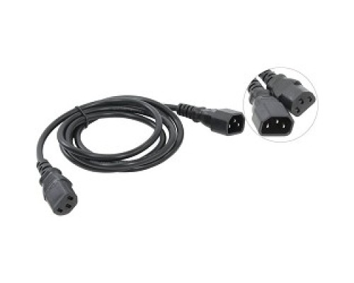 [кабели] VCOM CE001-CU0.75-1.8 Кабель монитор - компьютер 220V (UPS -> устройство) VCOM <VDE> 3G*0.75mm (CE001-CU)1.8м