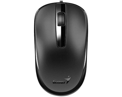 [Мышь] Genius Мышь DX-120 Black { оптическая, 1000 dpi, 3 кнопки+колесо прокрутки, провод 1,5 м, USB} [31010105100/31010010400]