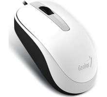 Genius Мышь DX-120 White { оптическая, 1000 dpi, 3 кнопки+колесо прокрутки, провод 1,5 м, USB} [31010105102/31010010401]