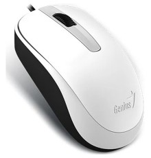Genius Мышь DX-120 White { оптическая, 1000 dpi, 3 кнопки+колесо прокрутки, провод 1,5 м, USB} [31010105102/31010010401]