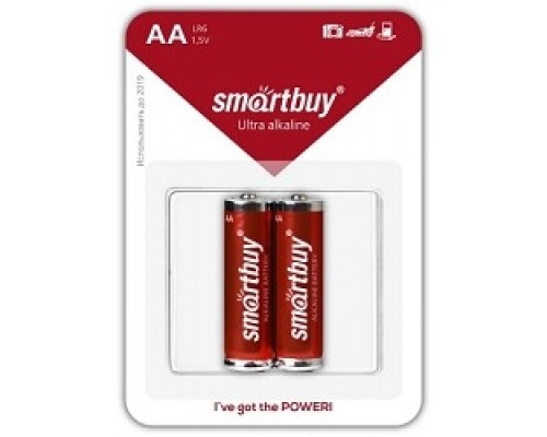 [Батарейка] Smartbuy LR6/2B (SBBA-2A02B) (2 шт. в уп-ке)