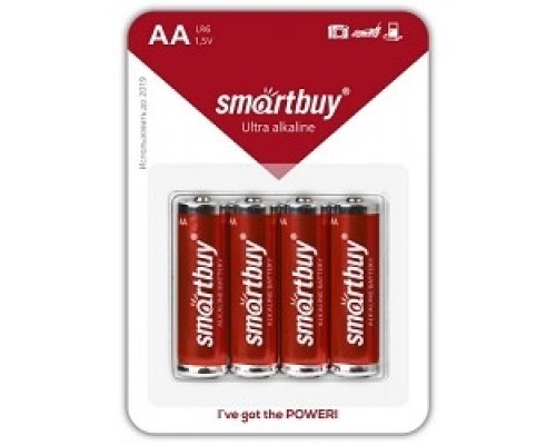 [Батарейка] Smartbuy LR6/4B (SBBA-2A04B) (4 шт. в уп-ке)