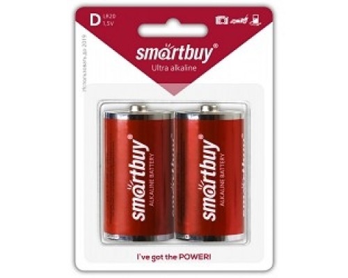 [Батарейки] Smartbuy LR20/2B (SBBA-D02B) (2 шт. в уп-ке)