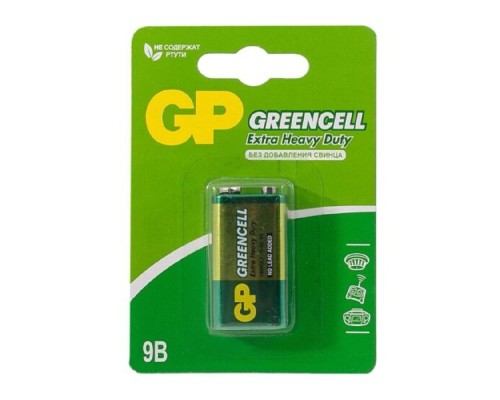 [Батарейки ] GP 1604G-BC1/1604GLF-2CR1 10/200 {02795} (1 шт. в уп-ке) крона