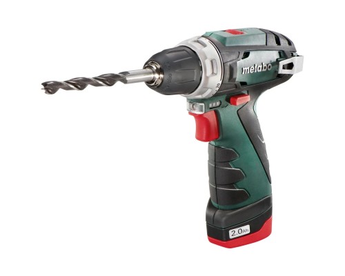 [Дрель, Шуруповерт] Metabo PowerMaxx BS Безударная дрель-шуруповерт [600080500] { 12В 2х2.0,LC40,патр.,кейс, вес 0.8 кг }