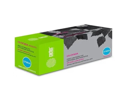 [расходные материалы] CACTUS CF383A Тонер Картридж CS-CF383A пурпурный для HP LJ Pro M476dn/M476nw/M476dw (2700стр.)