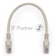 Коммутационный шнур Комм шнур, UTP, кат 5e,  0.25м с RJ45 (серый)
