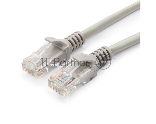 Коммутационный шнур Комм шнур, UTP, кат 5e,  0.25м с RJ45 (серый)