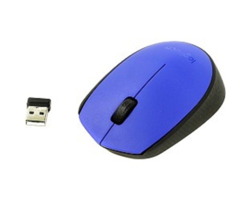 [Мышь] 910-004640/910-004644 Logitech Wireless Mouse M171, Blue 