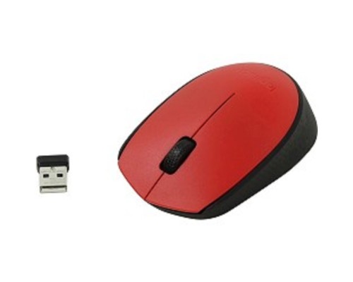 [Мышь] 910-004641/910-004645 Logitech Wireless Mouse M171, Red 
