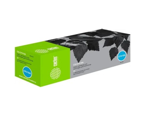 [расходные материалы] CACTUS CF410A Тонер Картридж CS-CF410A черный для HP LJ M452DW/DN/NW, M477FDW/M477FDN/M477FNW (2300стр.)